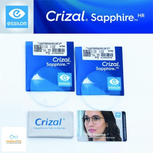 Tròng Kính Crizal Sapphire HR 1.67