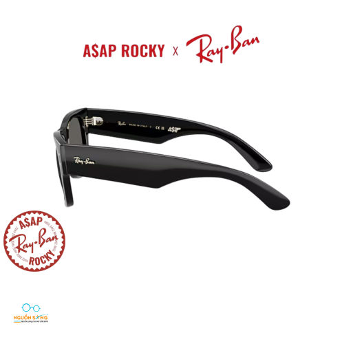 KÍNH MÁT RAYBAN X ASAP ROCKY - (MEGA WAYFARER BLACKED OUT COLLECTION)