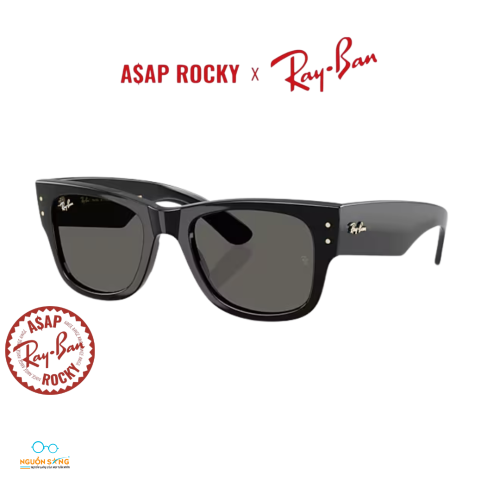 KÍNH MÁT RAYBAN X ASAP ROCKY - (MEGA WAYFARER BLACKED OUT COLLECTION)