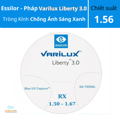 Đa Tròng Varilux - Liberty 3.0 Blue UV